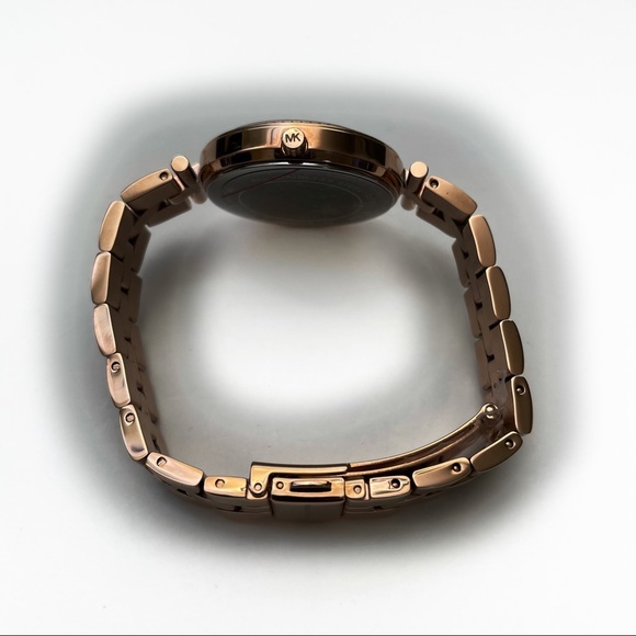 Michael Kors Maci 3 Hand Rose Gold-Tone Watch - Picture 11 of 11